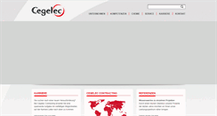 Desktop Screenshot of cegelec.de